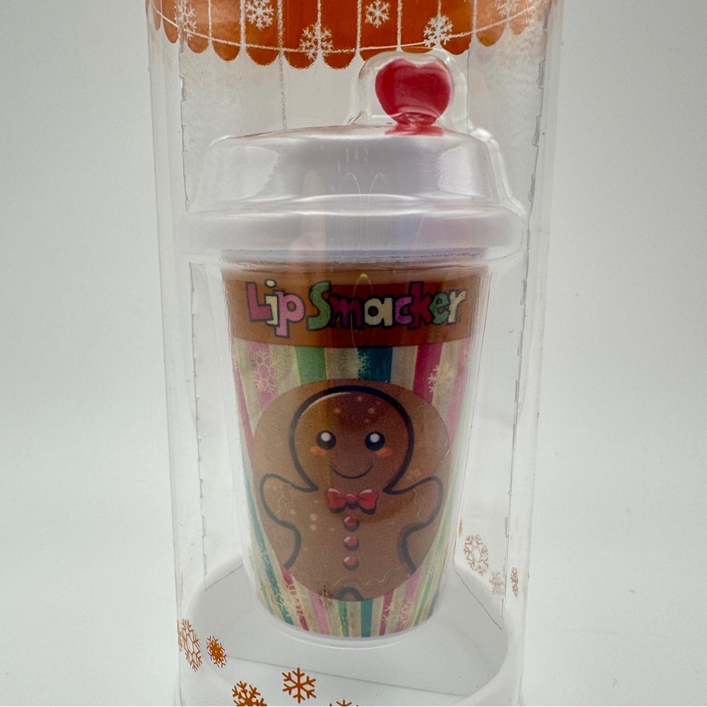 Gingerbread latte cup Lip Smacker Limited Edition Holiday 2024 Ornament .26oz - Picture 3 of 7